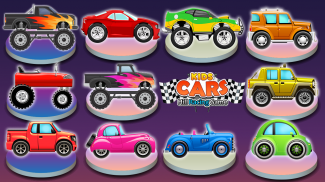 Kids Cars Hills Racing games screenshot 14