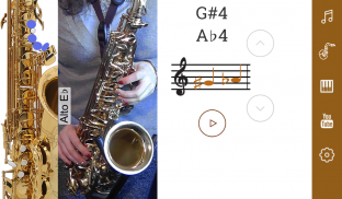 2D Saxofón Notas screenshot 8