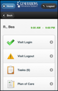 Generations Homecare System screenshot 5