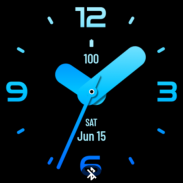 Huge Ocean Blue Watch Face screenshot 4