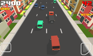 Blocky Road Racer screenshot 1