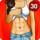 Six Pack Abs Workout 30 Day Fitness: HIIT Workouts Icon