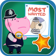 Anak-anak permainan Polisi: Hippo Detektif screenshot 4