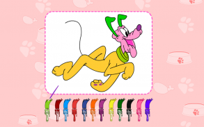 Coloring Game-Adorable Dog screenshot 1