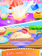 Pasta cucinando Mania Gioco screenshot 1