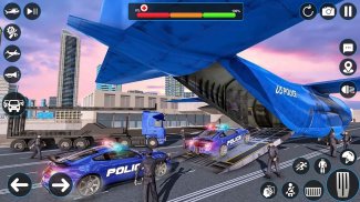 Police Robot Plane Transport screenshot 5
