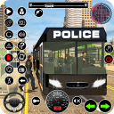 Police Bus Game: US Cops Coach Icon