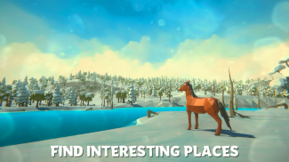 Winter Horse Simulator - 3D Online Sim For Kids screenshot 2