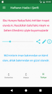 Haftanın Hadis-i Şerifi screenshot 1