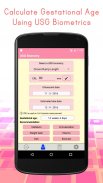 Calculadoras de Embarazo Pro screenshot 1