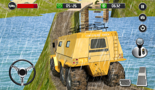 8 roda truk Rusia yang Simulator:Offroad Permainan screenshot 13