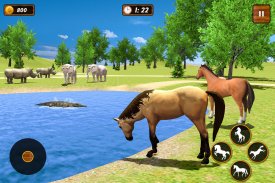 Wild Horse Family Simulator screenshot 0