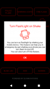 Shake FlashLight FREE : Torch and Screen Flash screenshot 3