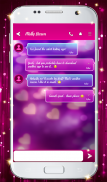 Glitter SMS Themes for Girls screenshot 6