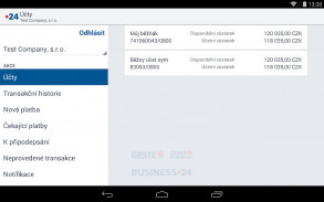 BUSINESS 24 Mobilní banka screenshot 7