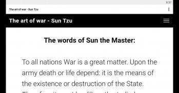 The art of war - Sun Tzu screenshot 2