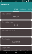 Material ID - Device Info screenshot 0