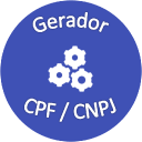 Gerador CPF/CNPJ  (JS)  Grátis Icon