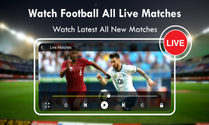 Football HD Live Score TV screenshot 1