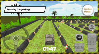 3 डी सैन्य कार पार्किंग screenshot 6