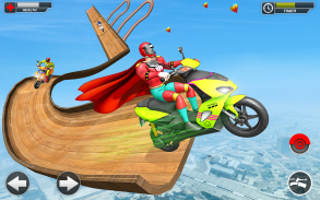 Superhero Bike Scooter Stunts screenshot 5