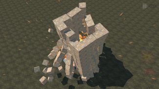 Block destruction simulator: cube rocket explosion screenshot 1