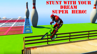 Game Balap Superheroes Bmx screenshot 1