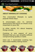 Minimalist Recipes And Tips screenshot 3