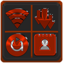 Red Orange Icon Pack ✨Free✨ Icon
