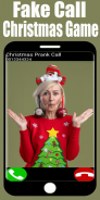 Fake Call Christmas Game screenshot 2