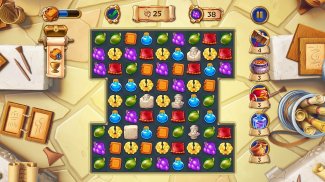 Jewels of Rome: Edelstein-Kombinier-Spiel screenshot 0