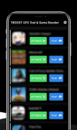 TBOOST Game Booster & GFX Tool screenshot 0