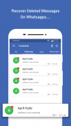 Undelete - Reveal deleted social apps messages screenshot 2