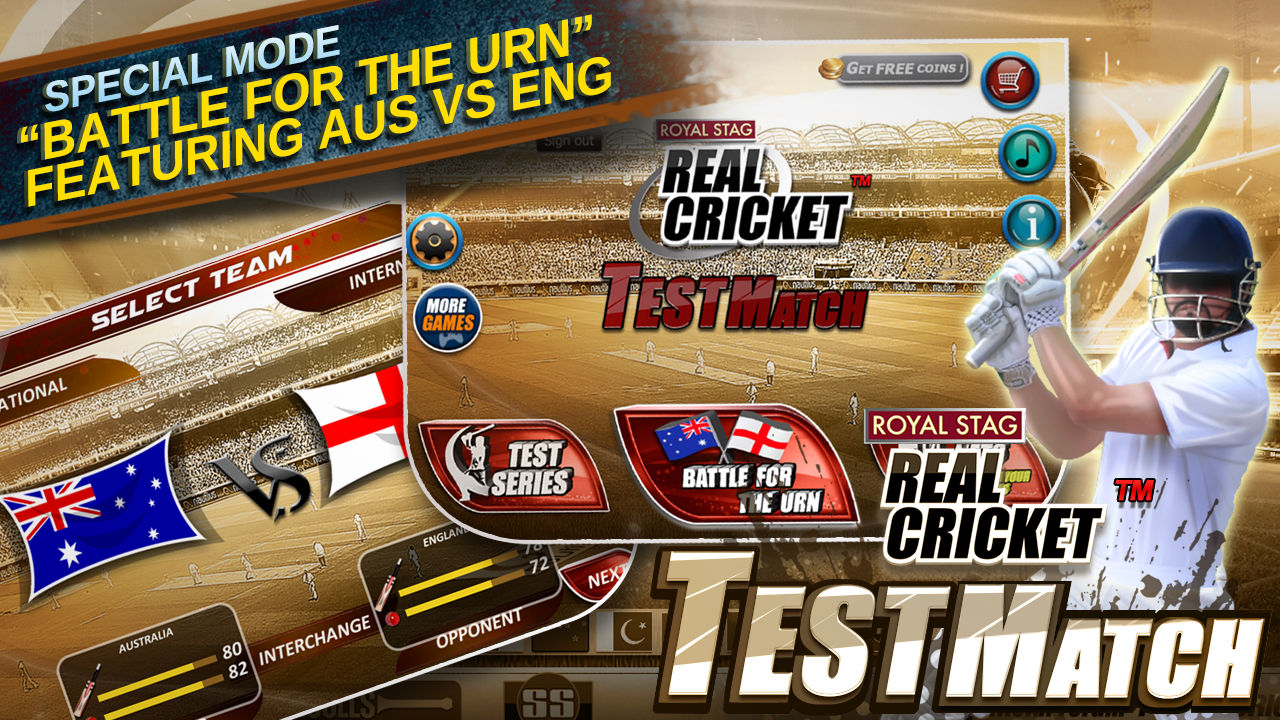 Real Cricket™ Test Match - Загрузить APK для Android | Aptoide