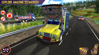 ट्रक ड्राइविंग सिम्युलेटर गेम् screenshot 9