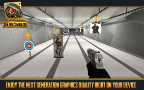 Campo de tiro Gun Simulator - Gun Fire screenshot 2