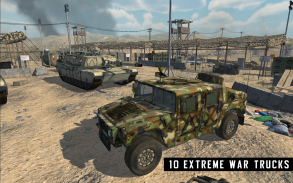 Parkir truk militer 3D screenshot 3