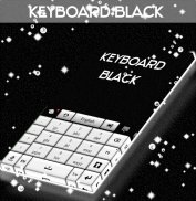 GO Keyboard Black and White screenshot 3