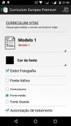 Curriculum Europeu screenshot 2