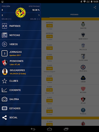 Tabela Campeonato Mexicano – Apps no Google Play