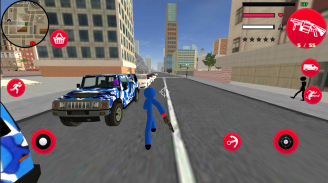 Spider SuperHero Stickman Rope Hero Strange Vegas screenshot 2