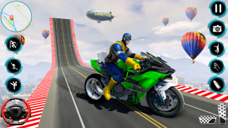 Superhero Bike Stunts 3D Race screenshot 2
