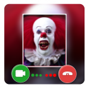 Video Call From Scary Clown Icon