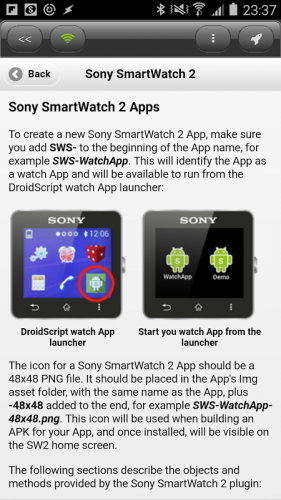 Droidscript Sony Smartwatch2 Plugin 1 01 Download Android Apk Aptoide