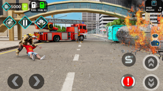 Fire Truck Games & Rescue Game screenshot 2