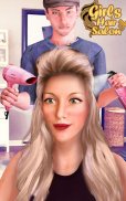 Girls Haircut, Hair Salon & Hairstyle Games 3D screenshot 11