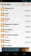 Blogaway for Android (Blogger) screenshot 0