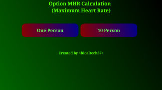 MHR Calculation screenshot 9