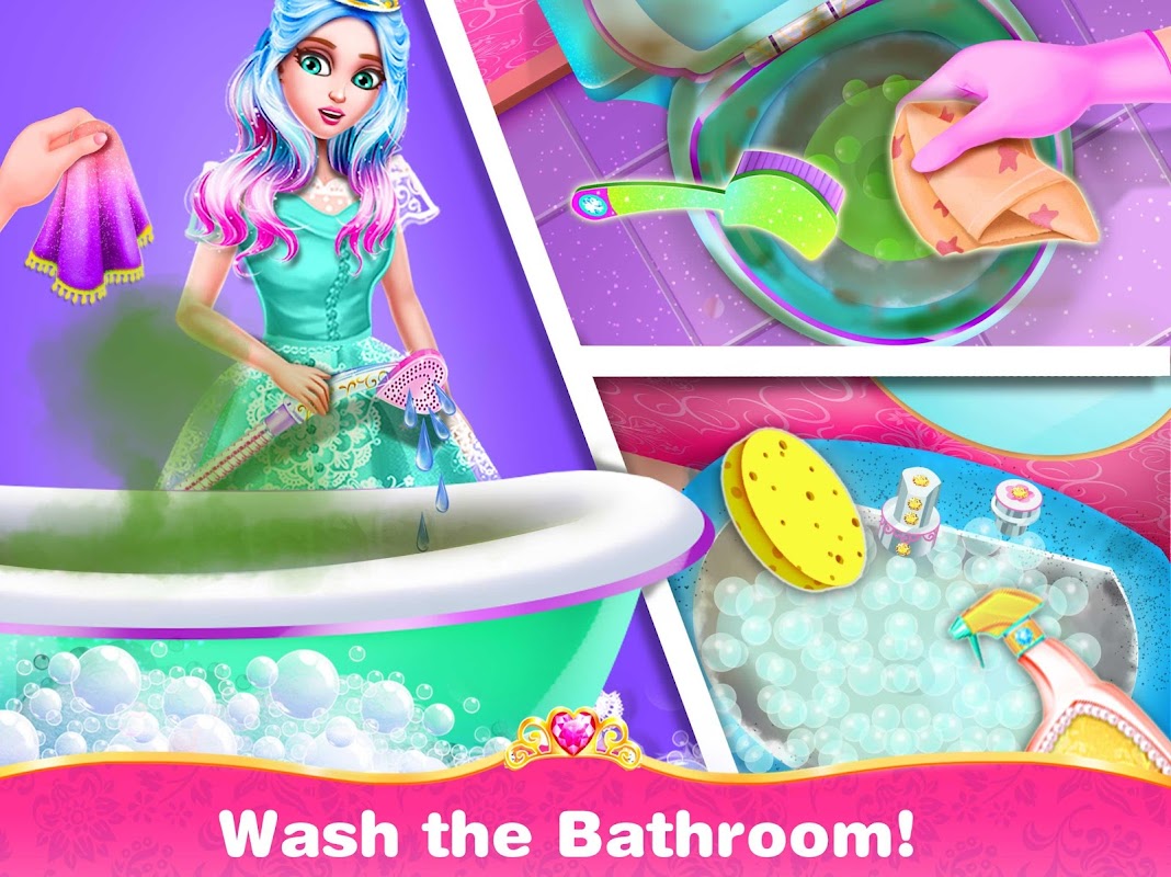 Barbie clean up clearance games