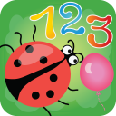 Learning numbers is funny. Toddlers learning games Icon